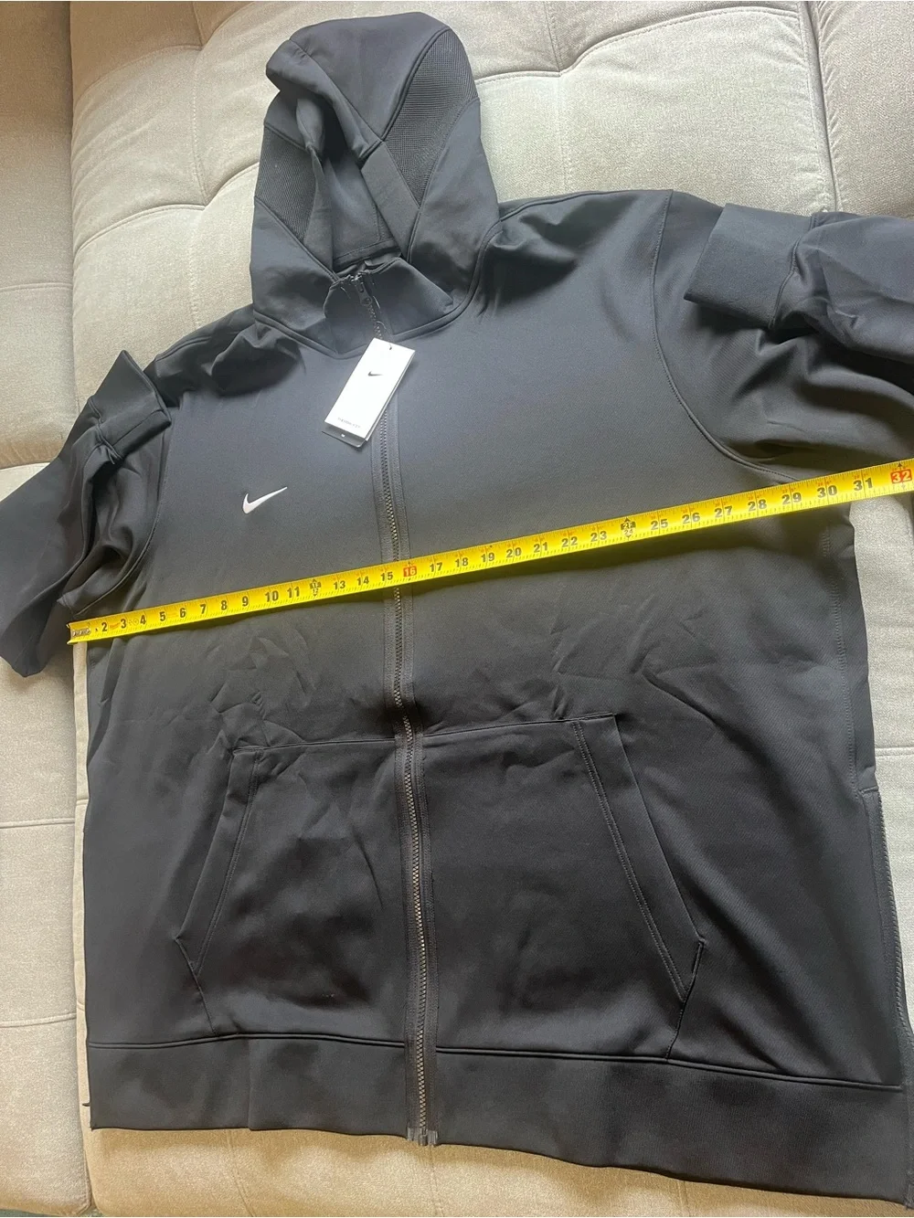 NWT $135 Nike Men's Therma Fit Showtime Full-Zip Hoodie Black 4XL-Tall
